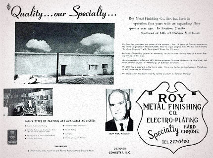 Roy Metal Newspaper Article1961